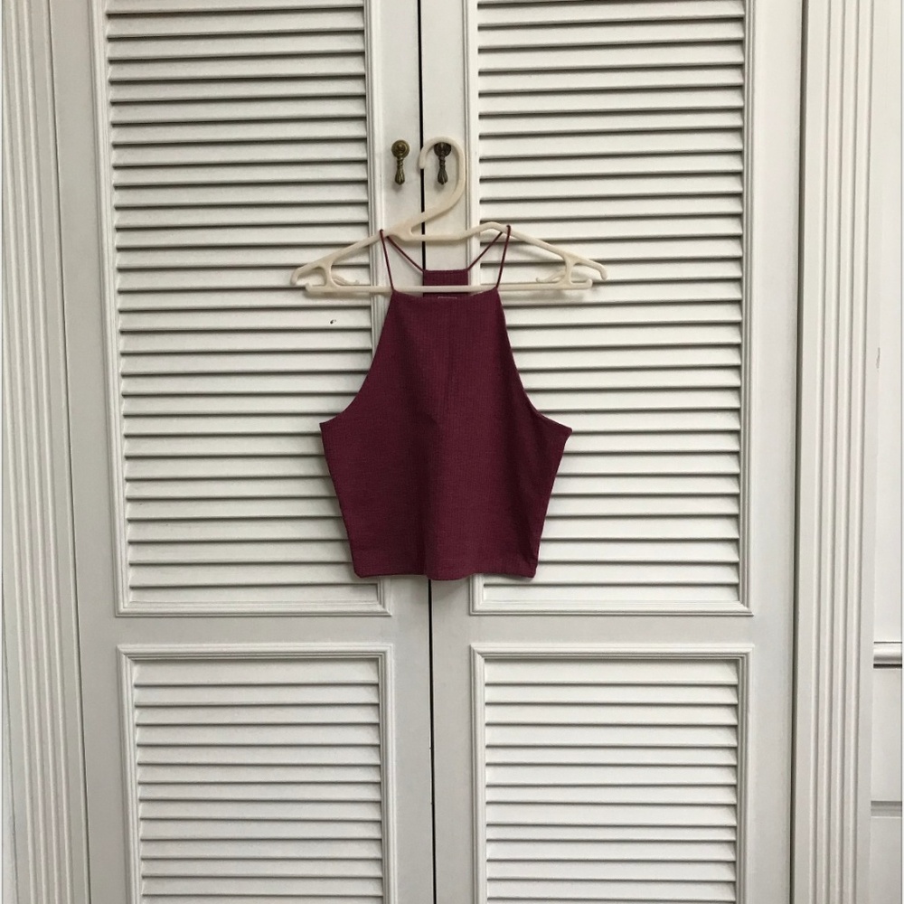 New! Pacsun Burgundy Red Wine String Halter